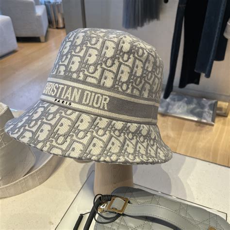 christian dior visor white|christian dior bucket hat price.